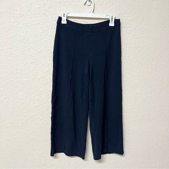 J. Jill Wearever Collection Cropped Wide Leg Pants Blue Size XS - Picture 1 of 5